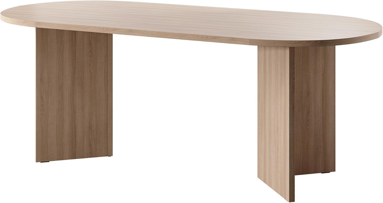 Selsey OVO 90 x 204 cm Oval Dining Table in Lindberg Oak