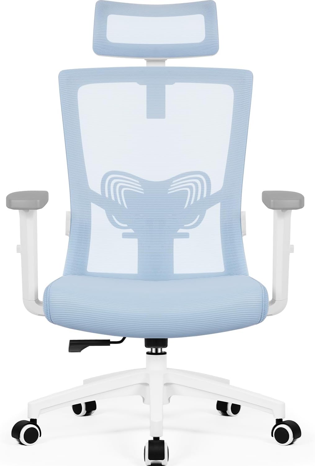 Daccormax Ergonomic Office Chair with Adjustable Headrest and Lumbar Support