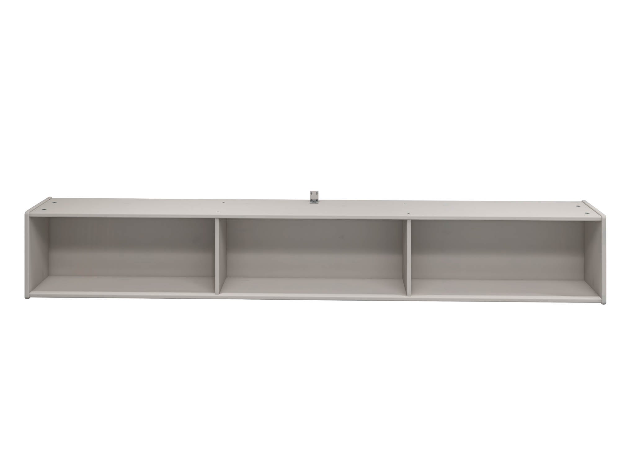 Bookcase, 3 Compartments, Grey