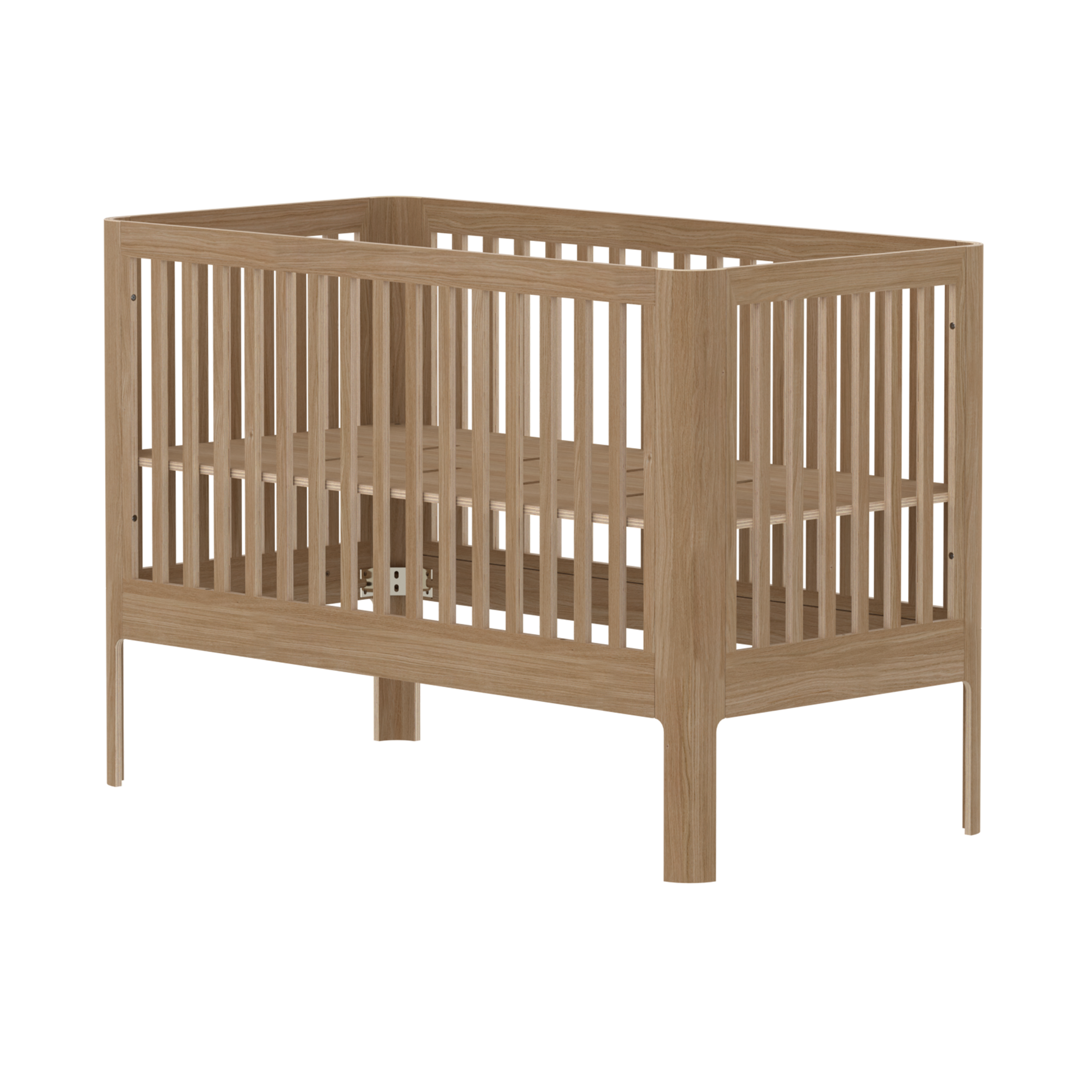 Baby Bed, 140x70 cm, Oak
