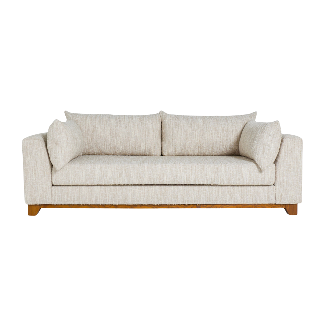 Mea 3 Seater - Heritage Woven Biscotti