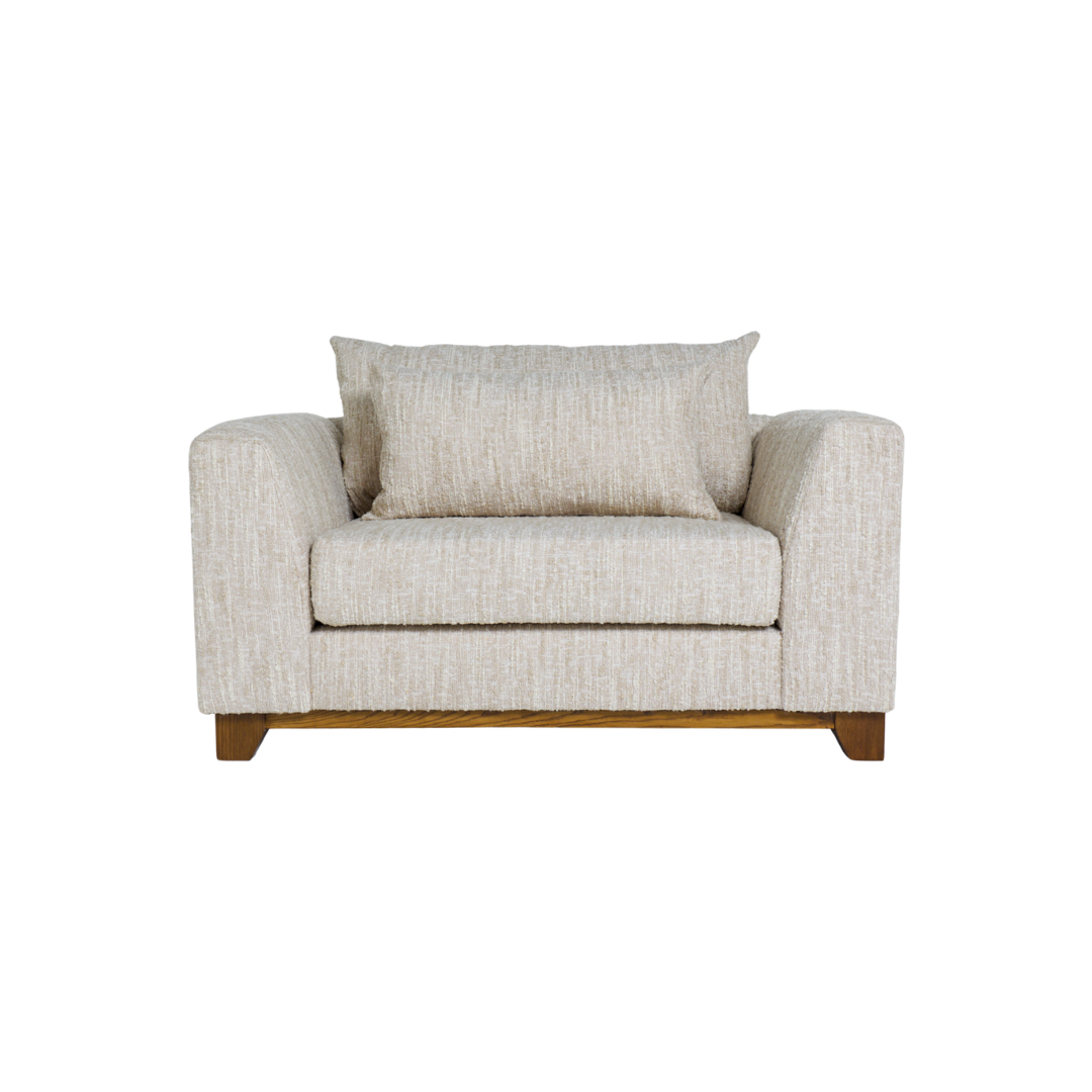Mea Loveseat - Heritage Woven Biscotti