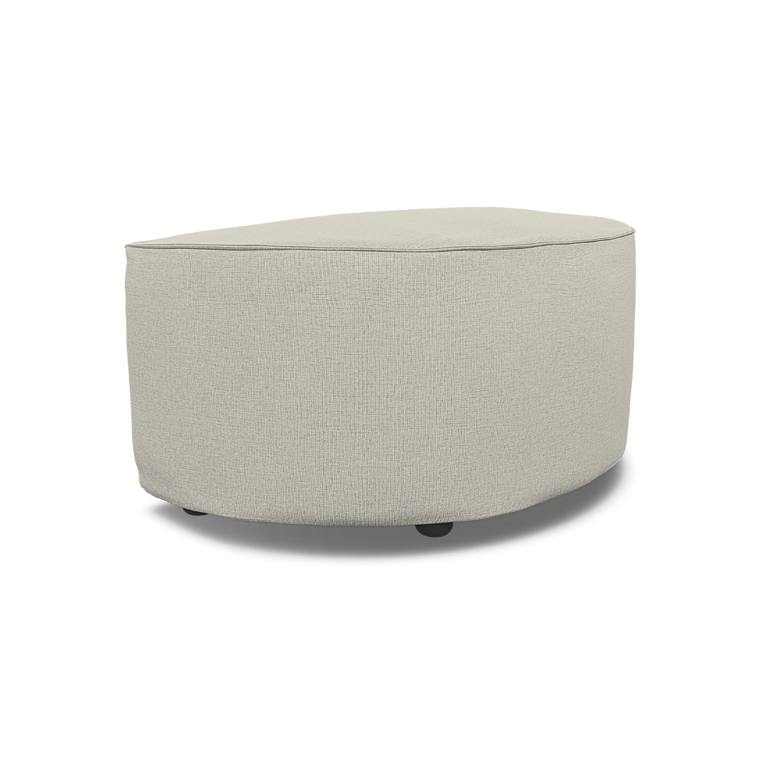 Zola Semi Circle Ottoman - Oyster