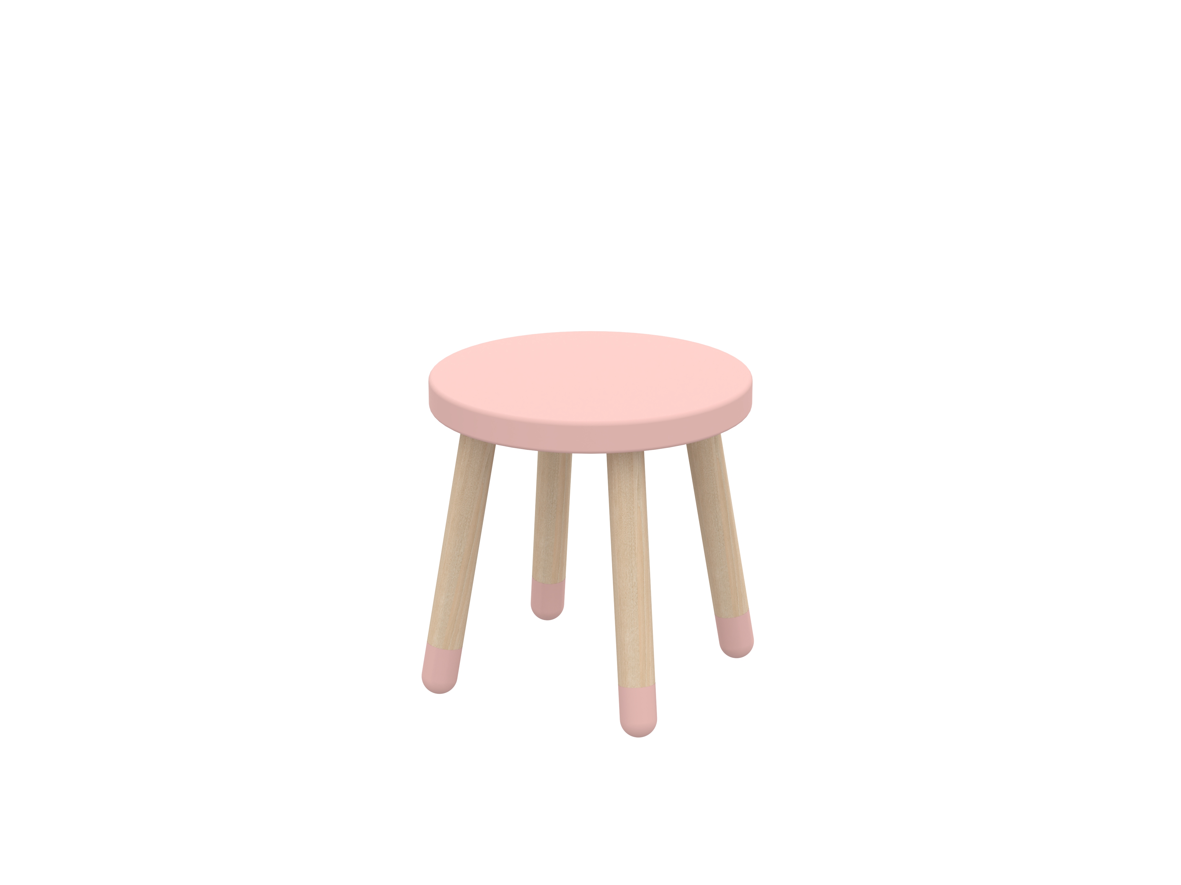 DOTS Kids Stool, Blushing Pink